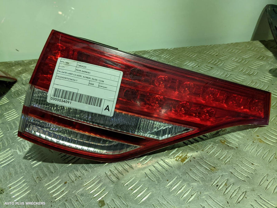 2008 Toyota Tarago Rear Garnish