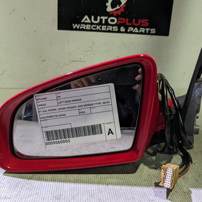 2004-2008 Audi A4 Left Door Mirror