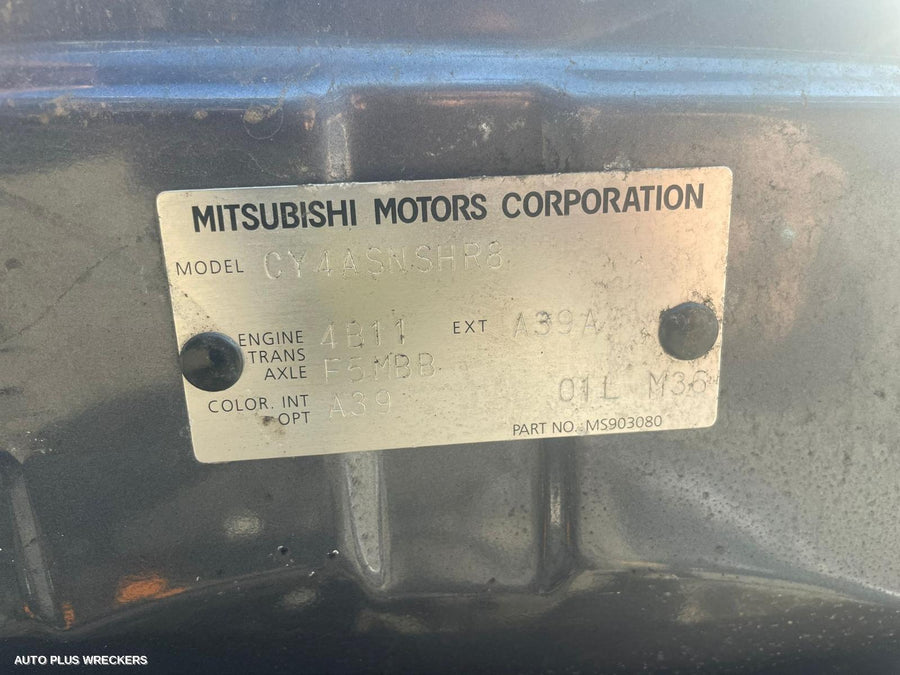 2011 Mitsubishi Lancer Steering Pump