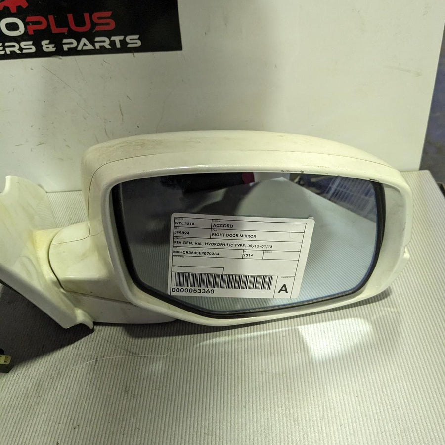 2013-2016 Honda Accord Right Door Mirror