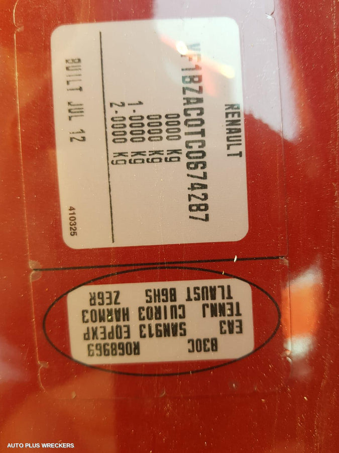 2013 Renault Megane Radiator