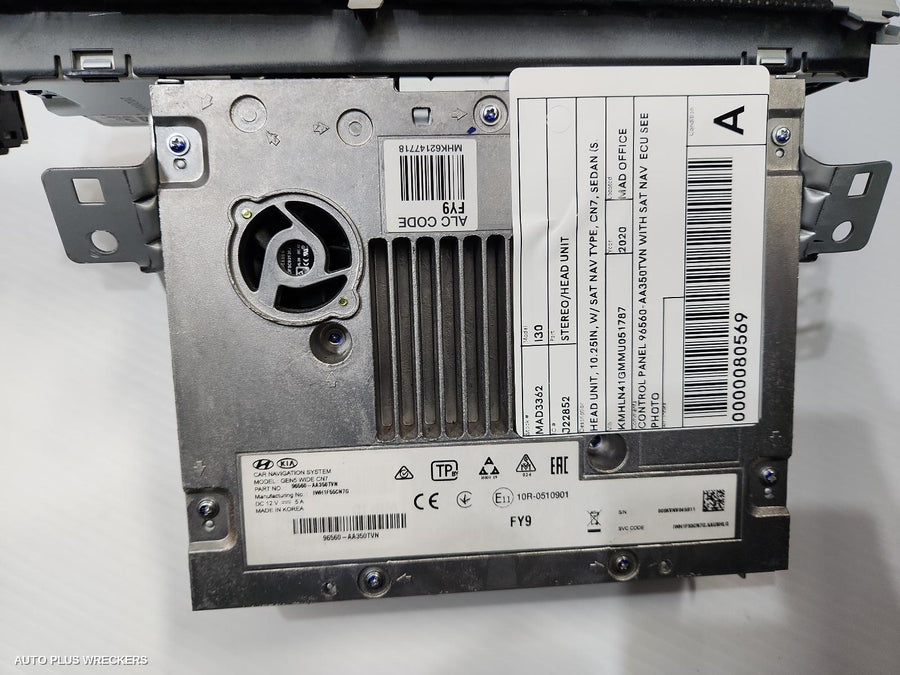 2020-2023 Hyundai I30 Radio Cd Dvd Sat Tv