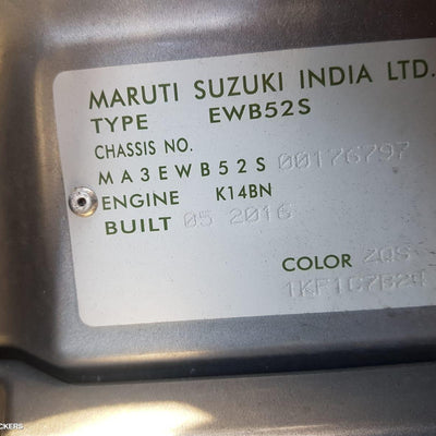 2016 SUZUKI BALENO INSTRUMENT CLUSTER