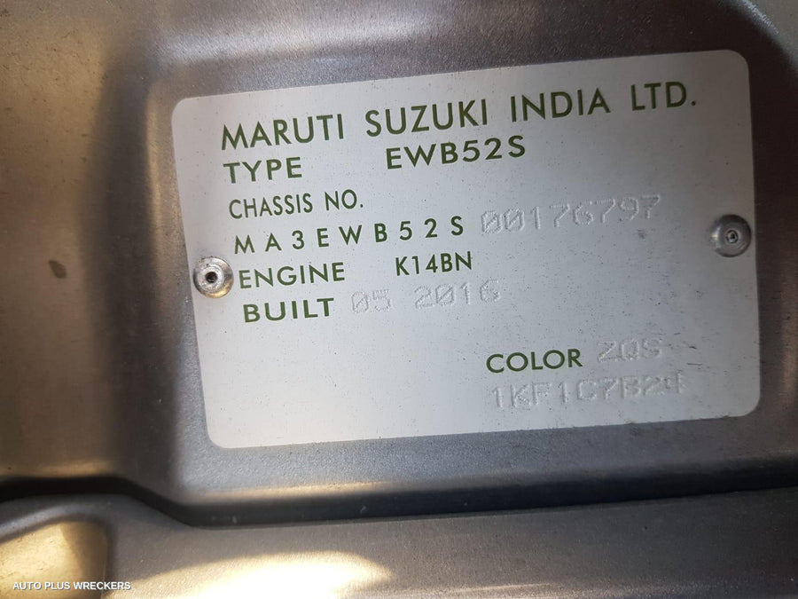 2016 Suzuki Baleno Heater Fan Motor