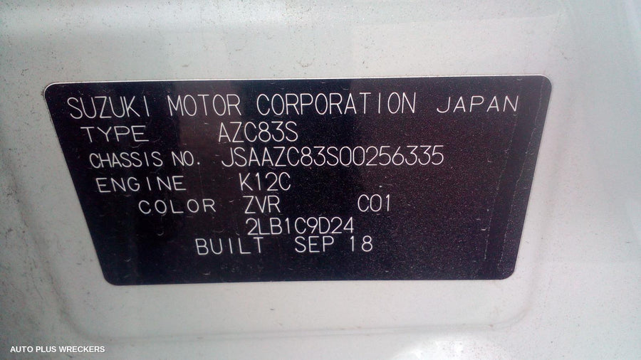 2019 Suzuki Swift Abs Pump Modulator