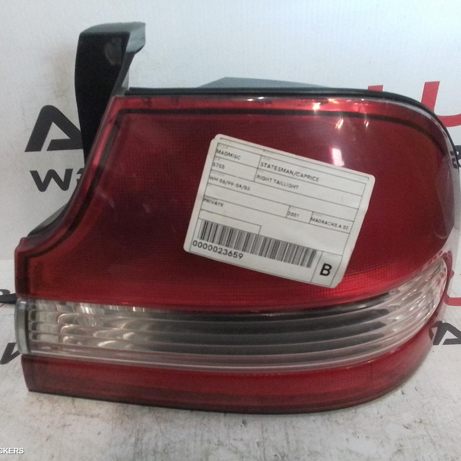 2001 Holden Statesman/caprice Right Taillight