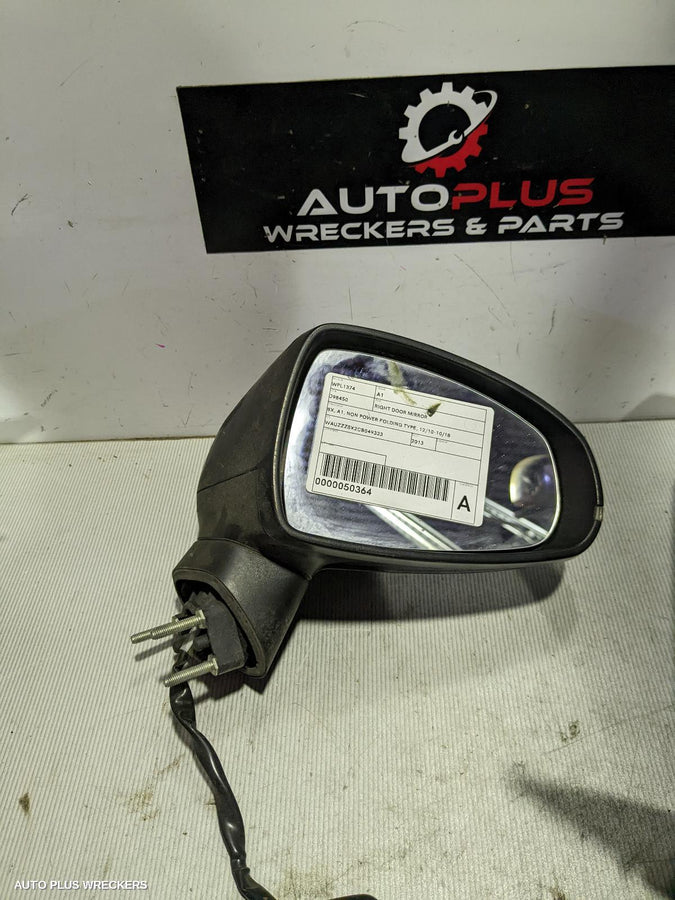 2010-2018 Audi A1 Right Door Mirror