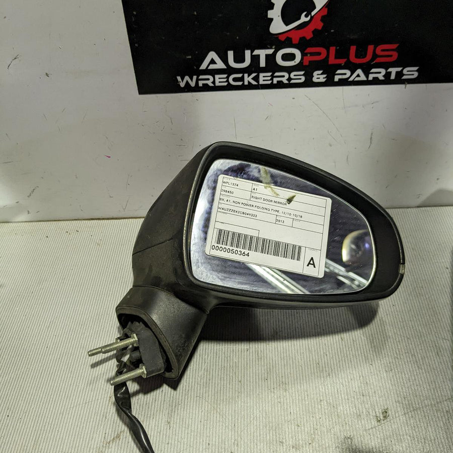 2010-2018 Audi A1 Right Door Mirror