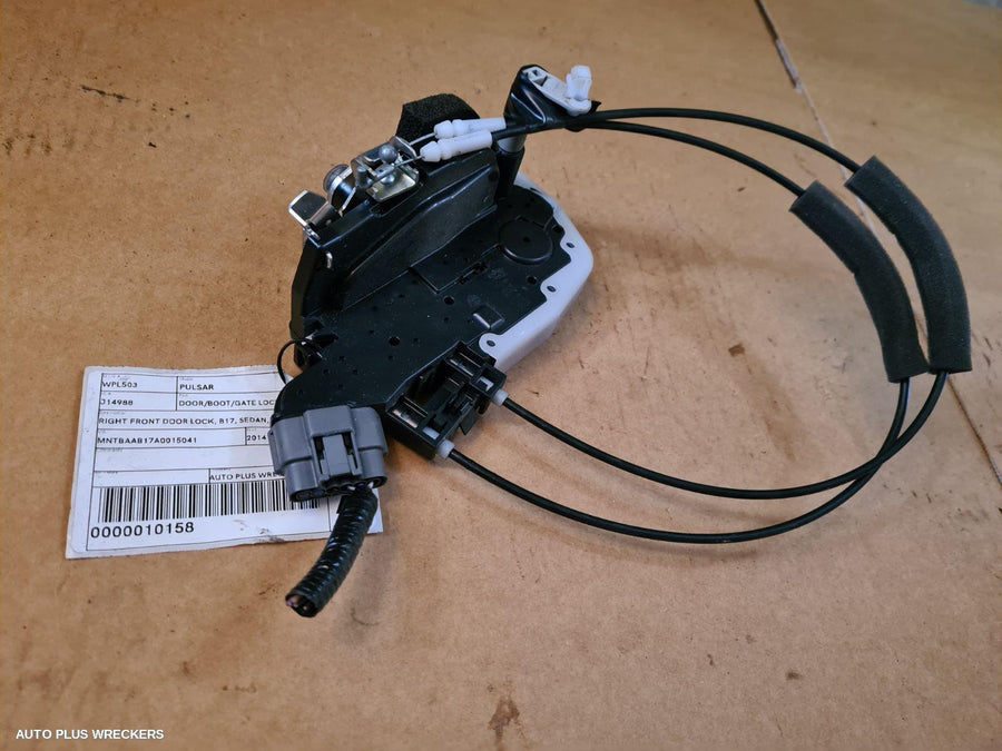 2014 Nissan Pulsar Door Boot Gate Lock