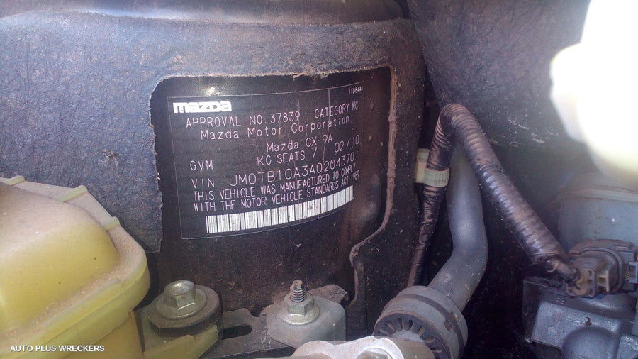 2010 Mazda Cx9 Hatch Strut