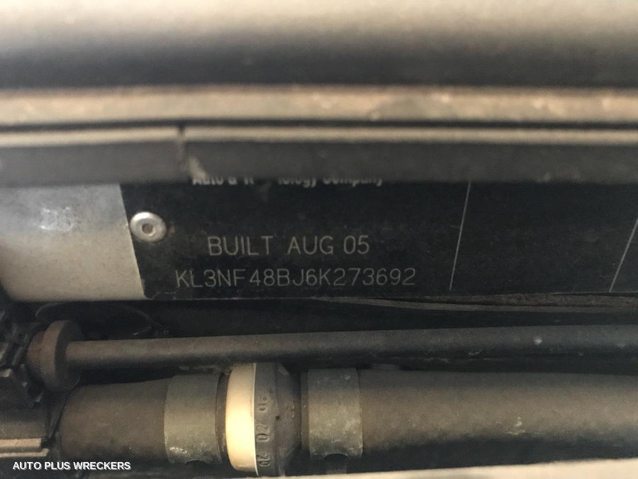 2005 Holden Viva Left Rear Door Sliding