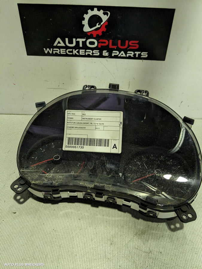 2016-2020 Kia Rio Instrument Cluster