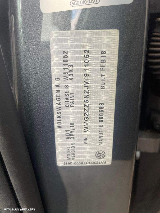 2018 Volkswagen Tiguan Interior Mirror