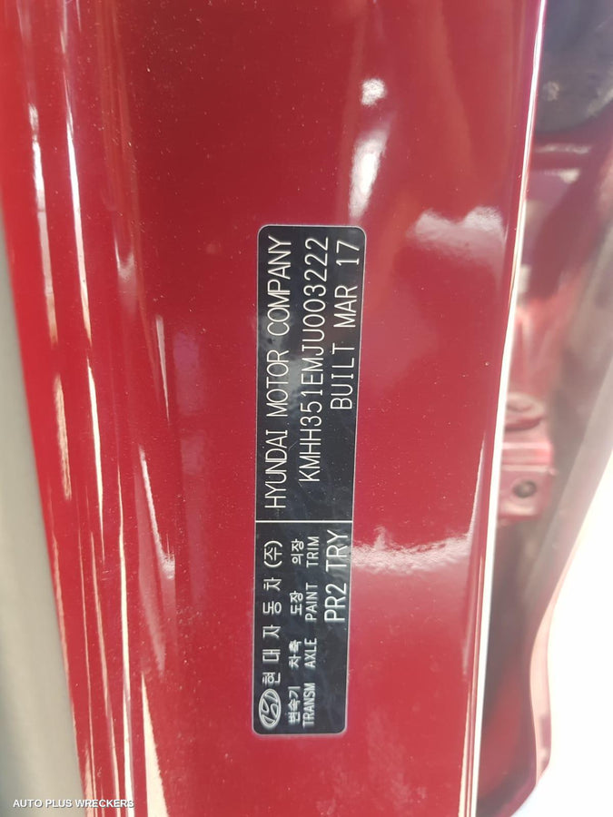 2017 Hyundai I30 Door Boot Gate Lock