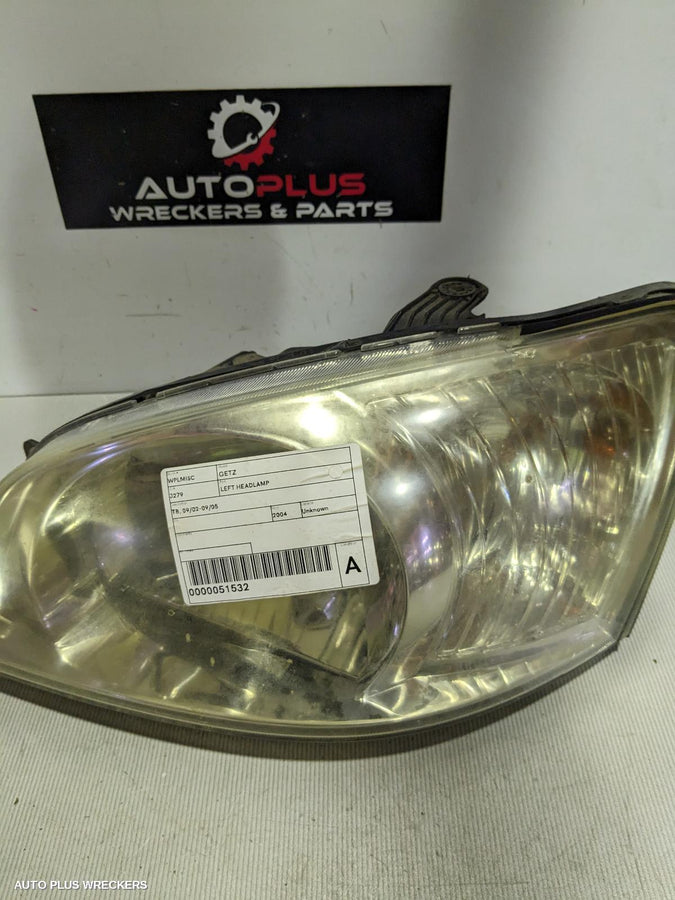 2004 Hyundai Getz Left Headlamp