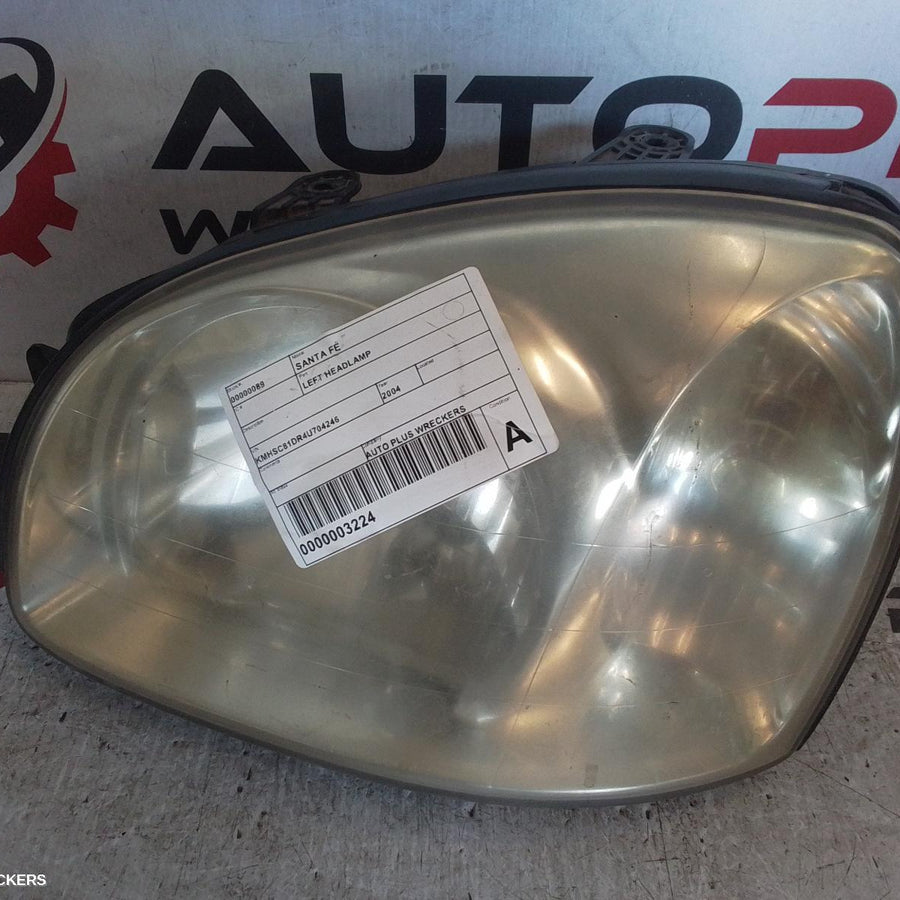 2003-2006 Hyundai Santa Fe Left Headlamp