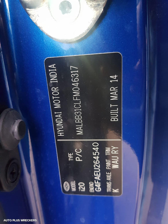 2014 Hyundai I20 Wiper Motor