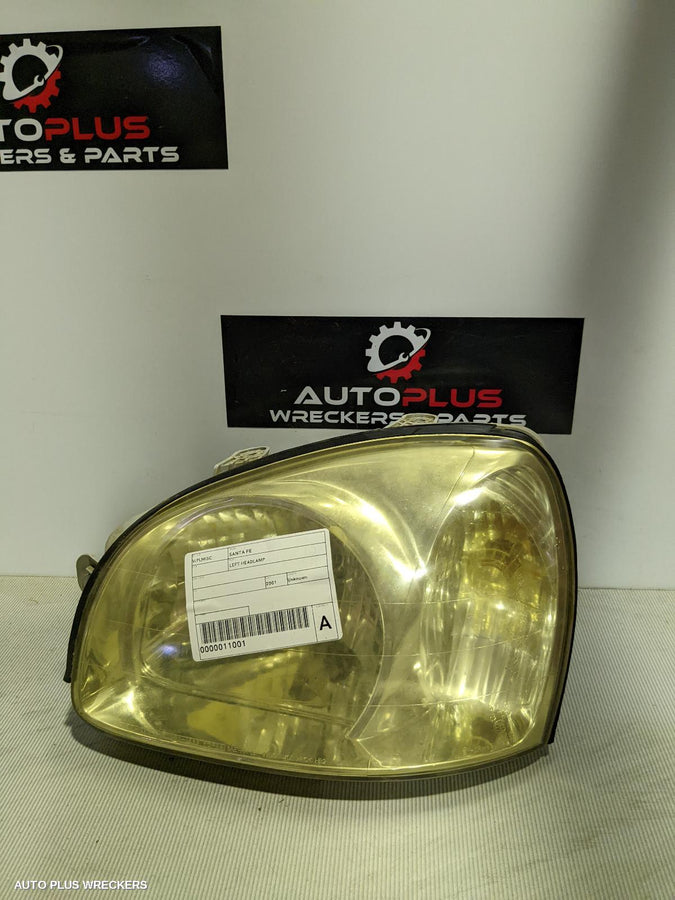2001 Hyundai Santa Fe Left Headlamp