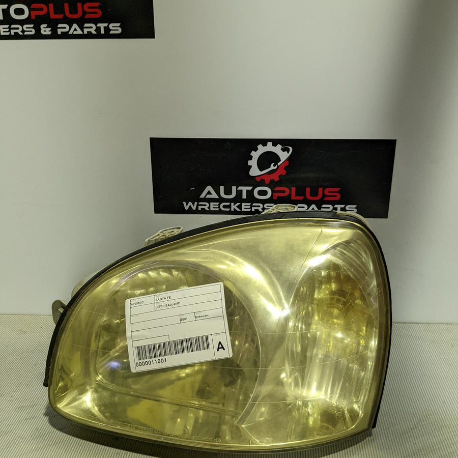 2001 Hyundai Santa Fe Left Headlamp