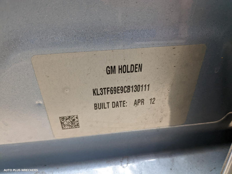 2012 Holden Barina Pwr Dr Wind Switch