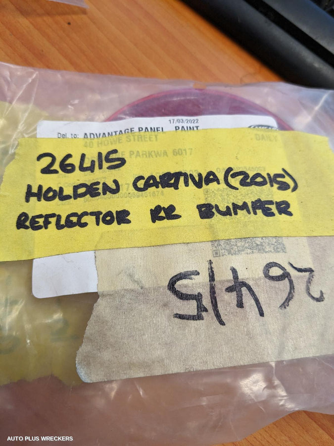 2015 Holden Captiva Right Taillight