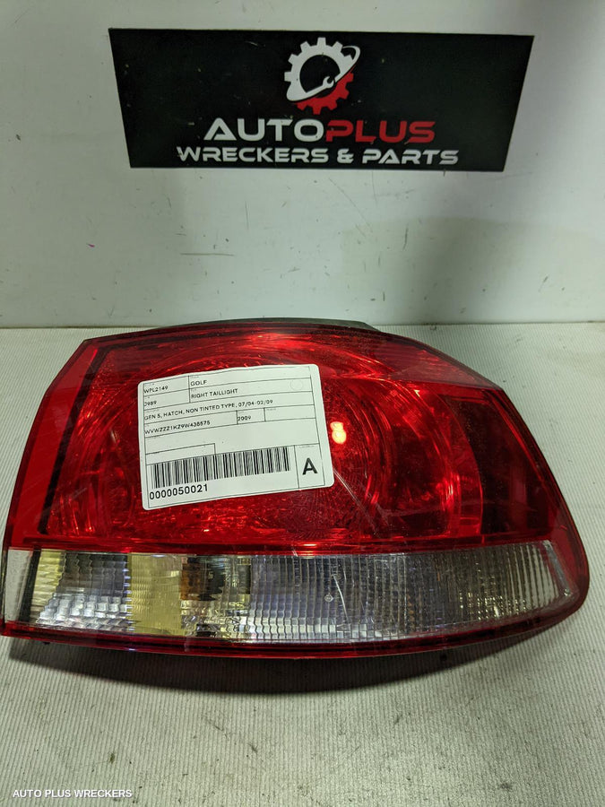 2004-2009 Volkswagen Golf Right Taillight