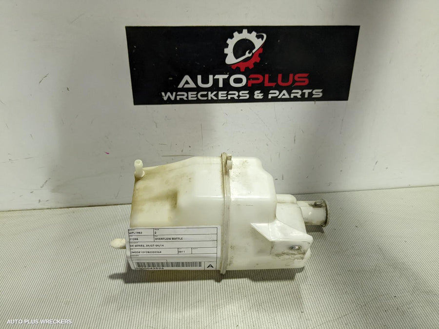 2011 MAZDA 2 OVERFLOW BOTTLE