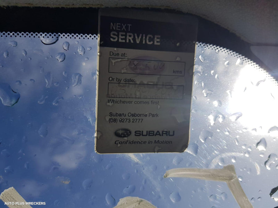 2018 Subaru Forester Heater Ac Controls