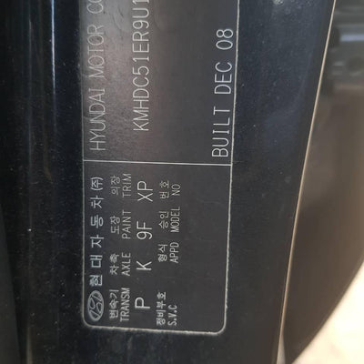 2008 HYUNDAI I30 RIGHT REAR DOOR WINDOW