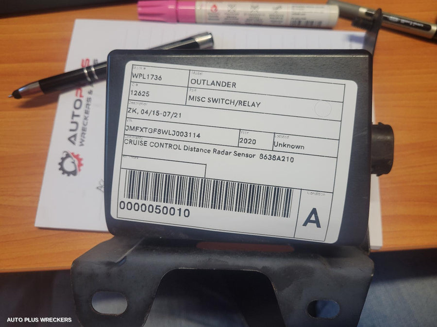 2020 Mitsubishi Outlander Misc Switch Relay