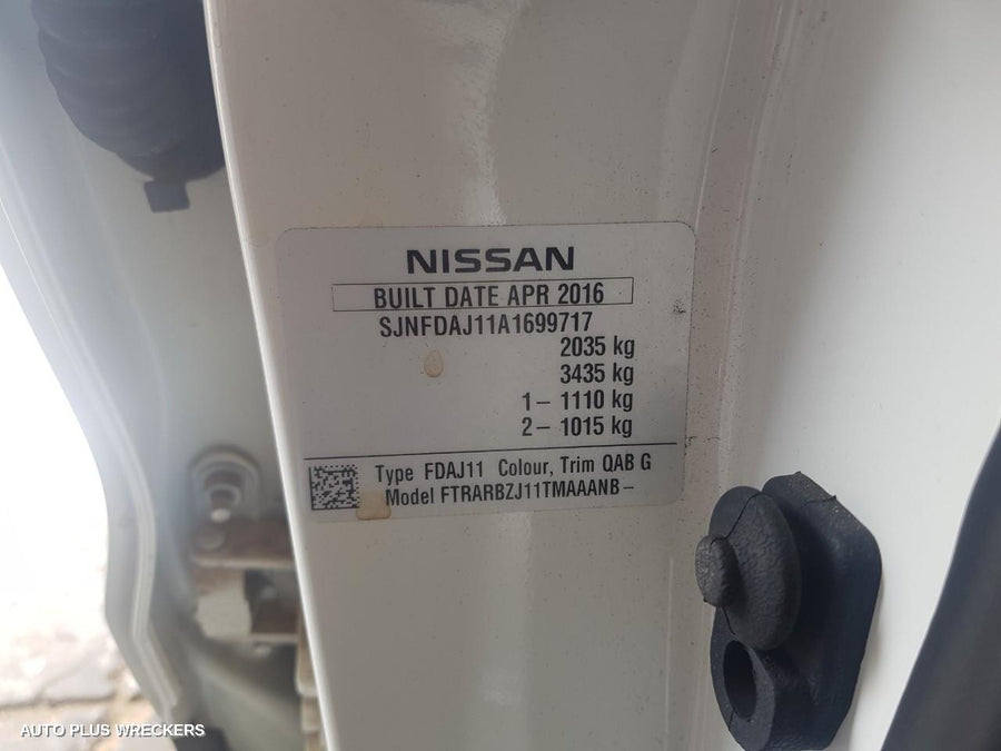 2016 Nissan Qashqai Column