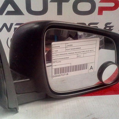2007-2014 Mitsubishi Lancer Right Door Mirror
