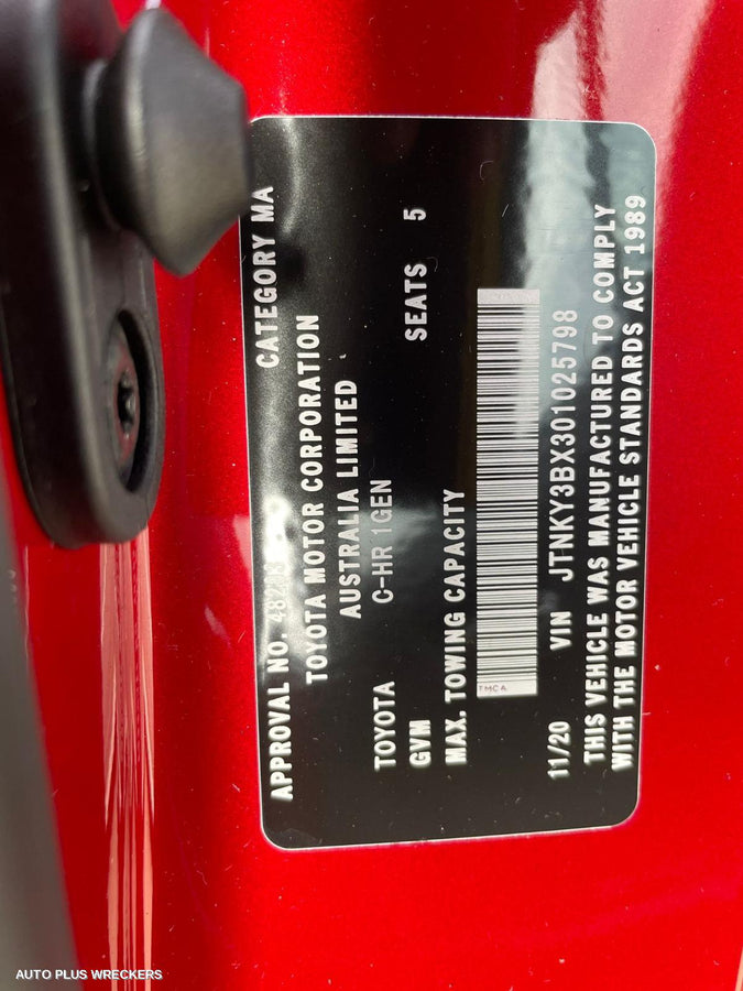 2021 Toyota C-hr Radio Cd Dvd Sat Tv