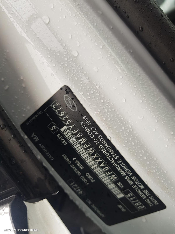 2015 Ford Kuga Left Indicator Fog Side