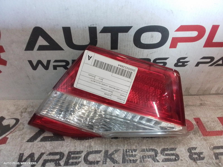 2012 Toyota Aurion Rear Garnish