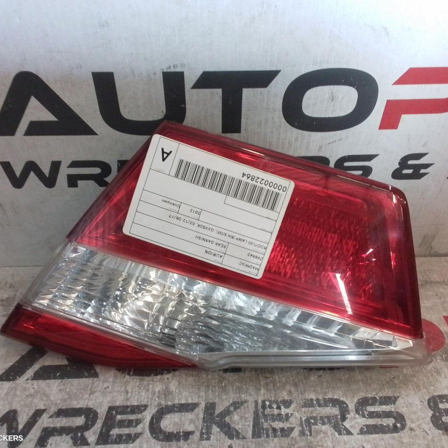 2012 Toyota Aurion Rear Garnish