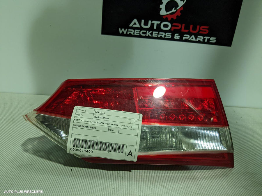 2014 Toyota Corolla Rear Garnish