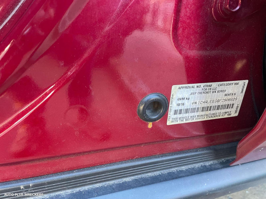 2016 Jeep Grandcherokee Door Boot Gate Lock