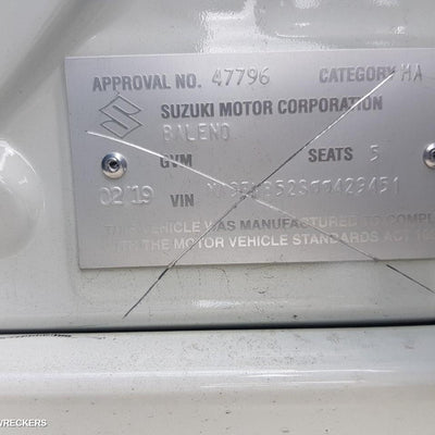 2019 Suzuki Baleno Radio Cd Dvd Sat Tv