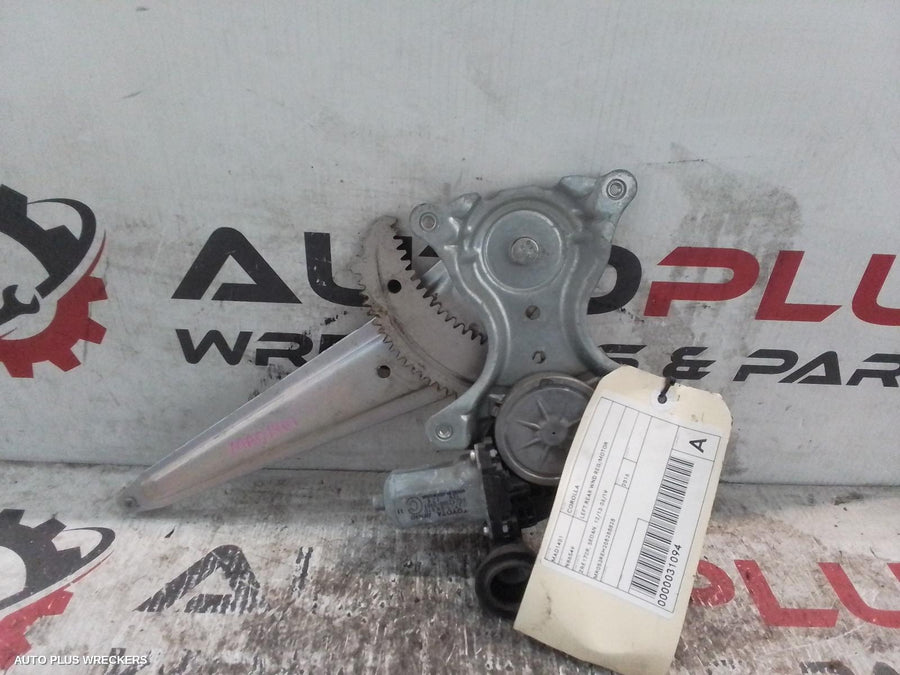 2013-2019 Toyota Corolla Left Rear Wnd Reg Motor