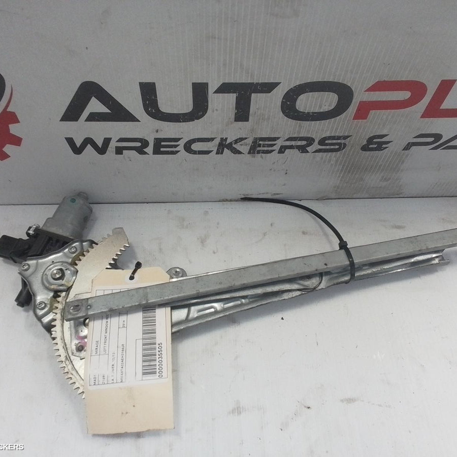 2012-2020 Mitsubishi Mirage Left Front Window Reg Motor