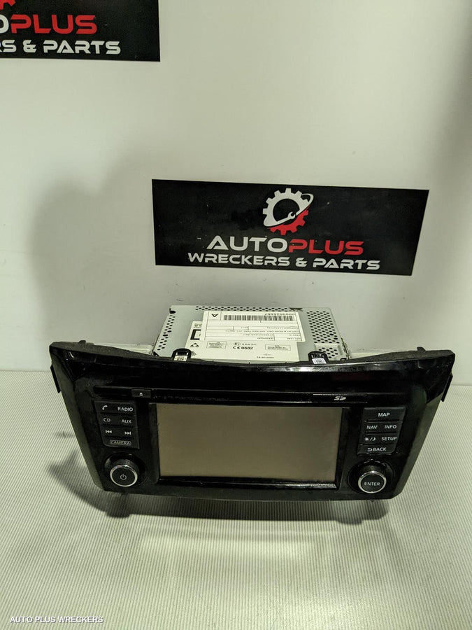 2017 Nissan Qashqai Radio Cd Dvd Sat Tv