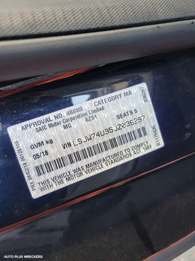 2018 Mg Zs Left Door Mirror