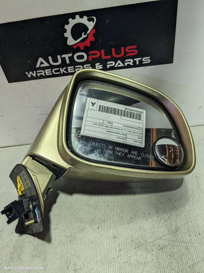 2008 Holden Captiva Right Door Mirror