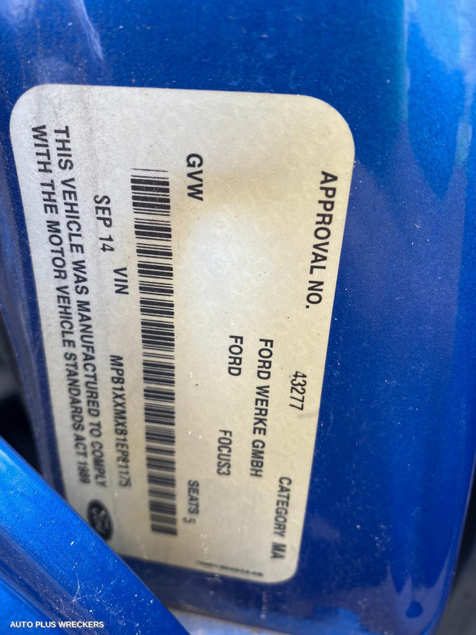 2014 Ford Focus Radiator