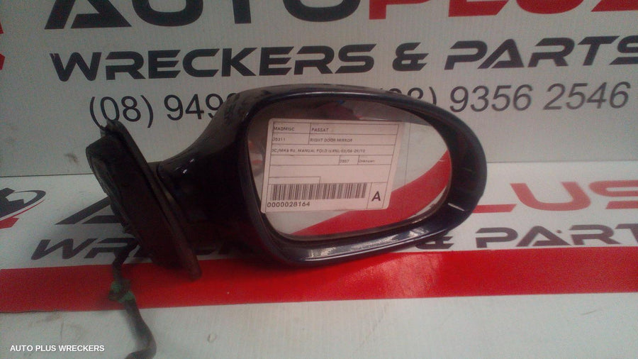 2007 Volkswagen Passat Right Door Mirror