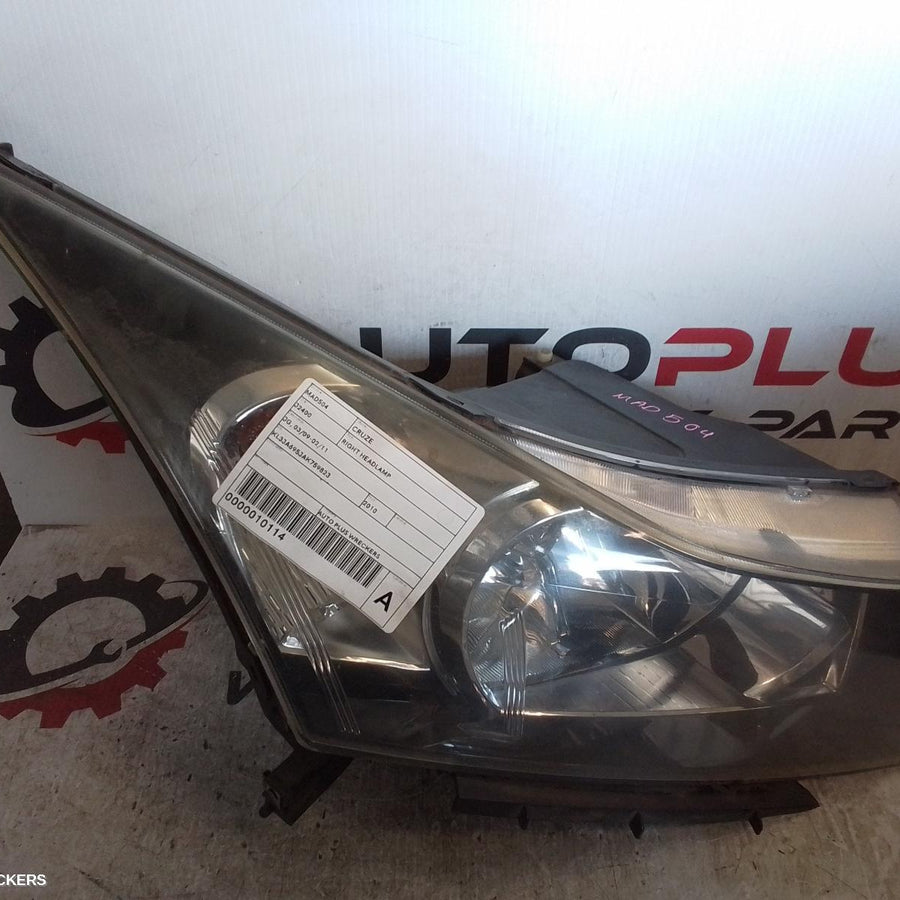 2009-2011 Holden Cruze Right Headlamp