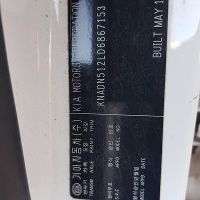 2013 KIA RIO RIGHT FRONT DOOR WINDOW