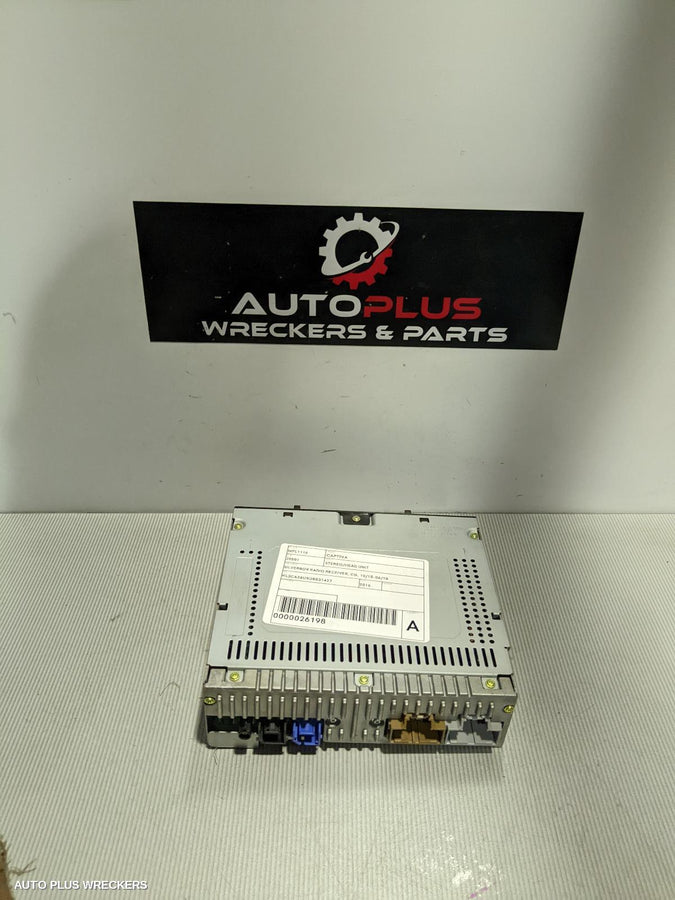 2016 Holden Captiva Radio Cd Dvd Sat Tv