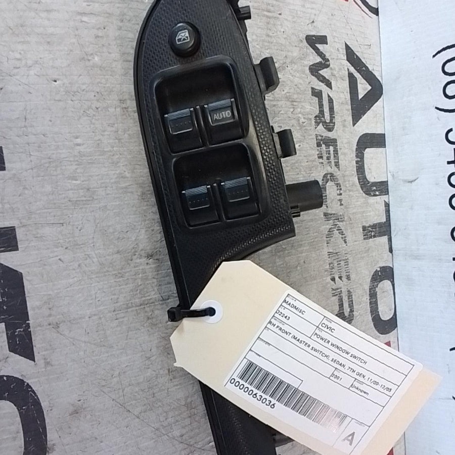 2000-2005 Honda Civic Pwr Dr Wind Switch